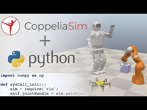 Robotics simulator: enhanced Python integration in CoppeliaSim