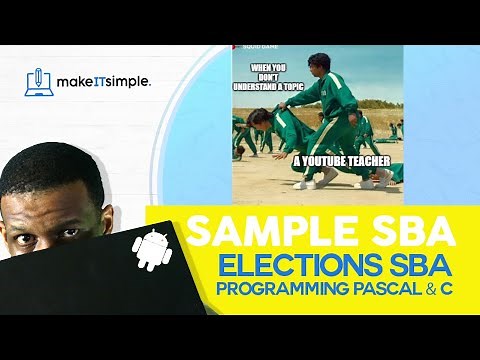 CSEC IT SBA Trinbarjam | Programming in Pascal and C | Sample SBA Full Solution