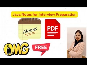 Java Notes for Beginners | Quick and Simple Java Concepts Explained | #java #javanotes #freshers