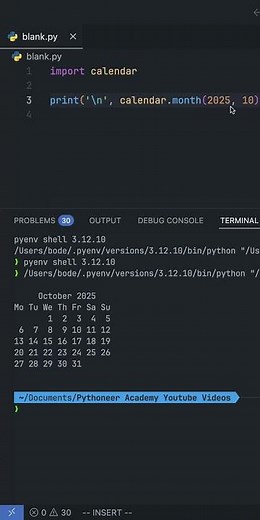 Python Canlendar Module Explained (Beginner Tutorial)