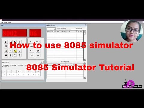 8085 simulator tutorial
