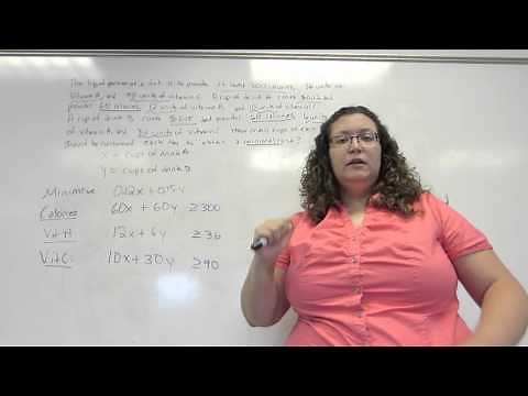 Linear programming word problems