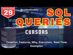 Cursors in SQL Server | Definition, Use Cases & Types | Real-Time Example | ‪@codewithabby‬ | 2025