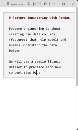 01 Introduction to Feature Engineering with Pandas