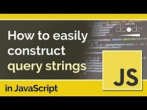 URLSearchParams in JavaScript - Constructing Query Strings