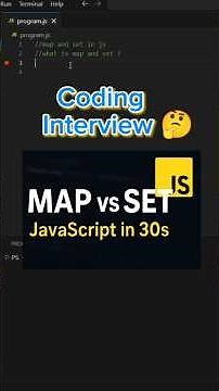 Map vs Set in JavaScript 🔥 | Quick 30s Explanationv #JavaScript #Coding #Shorts