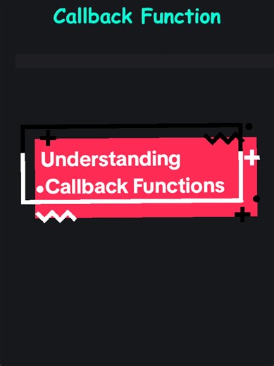 JavaScript callback Functions #functions #javascript #frontenddevelopment #fullstack #backend