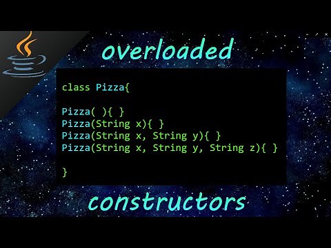 Java overloaded constructors 🍕