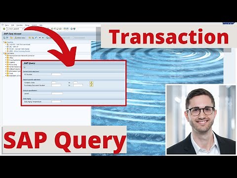 SAP Query - Create a Transaction Code for an SAP Query