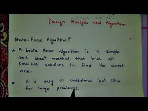 definition of brute force algorithm