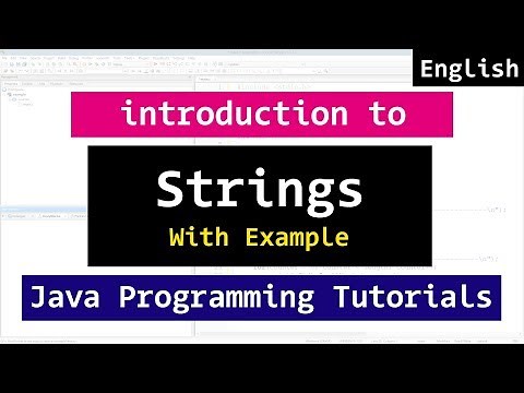 Strings in Java Programming - Video Tutorial