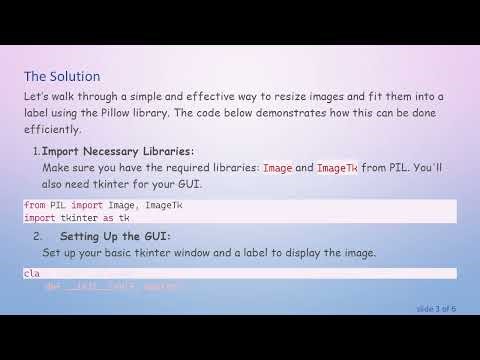 How to Enlarge an Image and Fit it into a Label Using PIL in Python