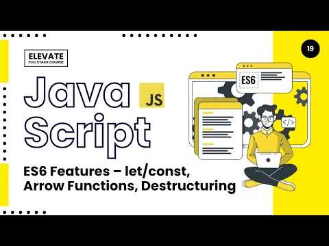 ▫️JS : Modern JavaScript (ES6) | Spread, Rest, Modules, Arrow Function | (JS: 09/10) | Elevate Ep.19