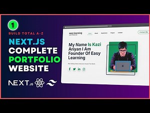 Next.js and Tailwind CSS Project for Beginners | Complete Portfolio Website with Admin Panel Part 1