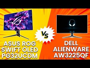 ASUS ROG Swift OLED PG32UCDM vs Dell Alienware AW3225QF - Which Is Superior? (Monitor Comparison!)