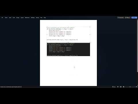 Insert code snippets in a Word document
