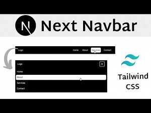Responsive Navbar With Next.js(reactjs) And Tailwind CSS In 7minutes