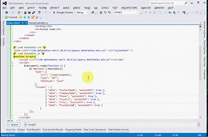Implement jQuery Datatable in ASP.NET MVC application