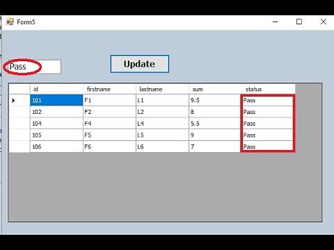 Programming VB.net Update all cells in column datagridview at once without database