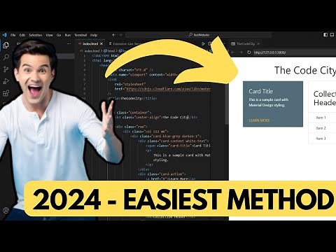 Get Live HTML Preview in VSCode (2024 ) - Live Server Tutorial Visual Studio Code