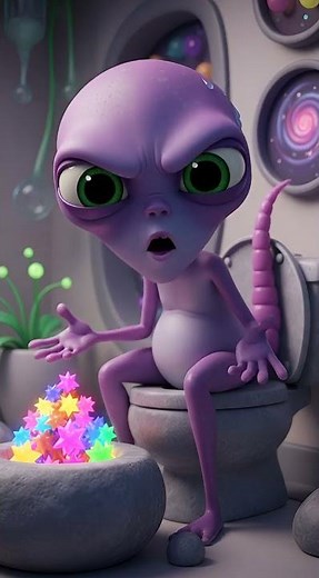 Alien Hates When You Watch Him on the Toilet 👽🚽 #shorts #animation