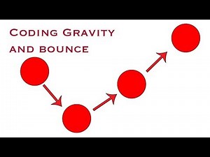 Coding Gravity and Ball Bounce: Javascript