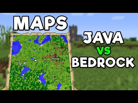 How to Make a Map in Minecraft - Java VS Bedrock