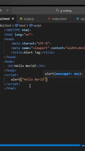 alert in JavaScript