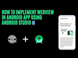 How To Implement WebView in Android App using Android Studio || Android Beginner's Tutorial Guide📱✅
