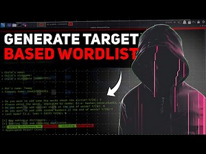 Generate Targeted Wordlists Like a Pro | Cupp Tool in Kali Linux | Ethical Cybersecurity Guide