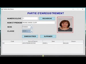 TUTO JAVA : Une application Gestion des élèves (Formation débutant) avec #MySQL #netbeans