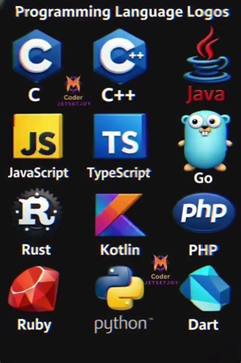 🔥programming language and logos 💯