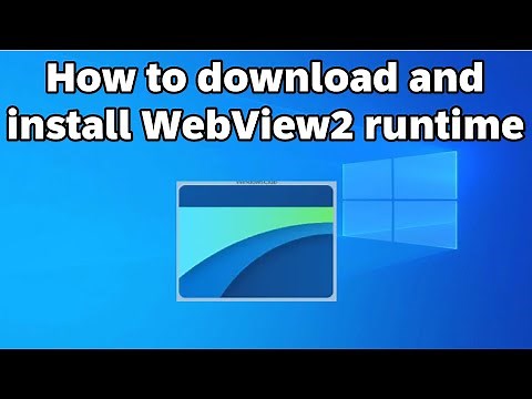 How to download and install webview2 runtime