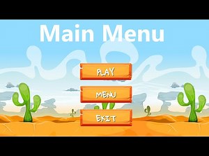 Main Menu In Unity - UI Tutorial