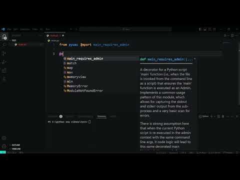 how to run python file as administrator