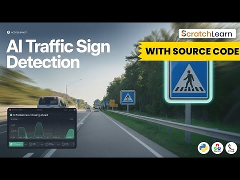 Traffic Sign Detection using Python | OpenCV & Deep Learning | AI Project + Source Code #python