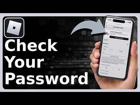 How To Check Password On Roblox