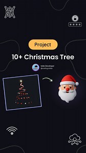 Christmas Tree Animation using HTML CSS JavaScript ​🤶🎄 Simple and Cool Trees Animation 😱🔥 💬 Comment “Tree" for source code [for my followers] Projects Credits goes to real owner [email me for credits] !! FOLLOW US TO LEARN CODING !! Follow for more @coding.stella 💙 Tags Your Friends 😉 Don’t forget Like ♥️ and share 💬 Save for future references 📖 If you found this content useful, please tap the ♥️ icon and give me a follow. I would greatly appreciate it. Also, if you have any feedback, q