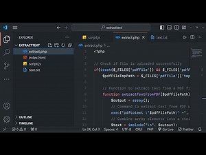 Build a PHP Web App to Extract Text From PDF Document in Browser Using HTML5 & Javascript