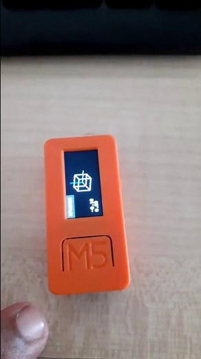 M5Stick C running first time