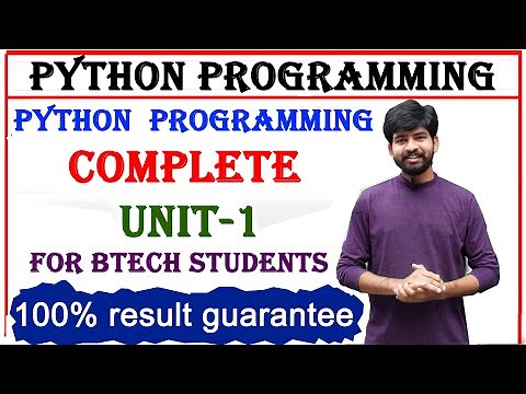 python unit 1| python programming unit 1 | python subject complete unit 1 | btech python subject
