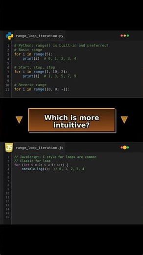 Range vs For Loop: Iteration Philosophy CLASH! #mindblown