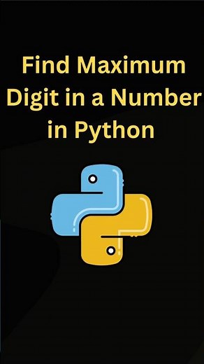 Find Maximum Digit in a Number Without Built in Functions