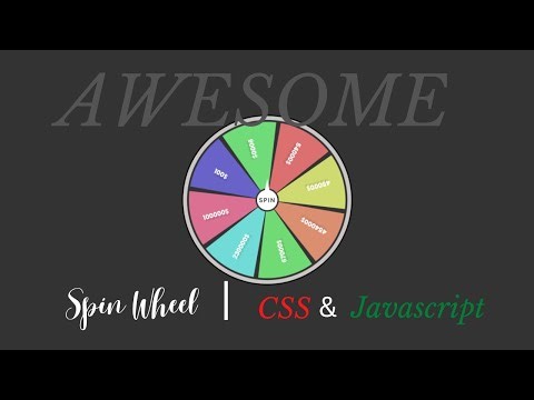 Create Spin Wheel using HTML CSS and javascript | Best spin rotating wheel | Code with jatin