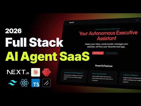 Build & Deploy a Full Stack Autonomous AI Agent SaaS (Like OpenClaw) - Next.js, React, Claude