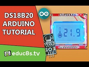 Arduino Digital Thermometer with a DS18B20 sensor and a Nokia 5110 display