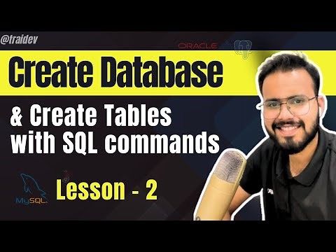 Create Database Create Table in MySQL Workbench & SQL Commands | SQL Full Course 2025