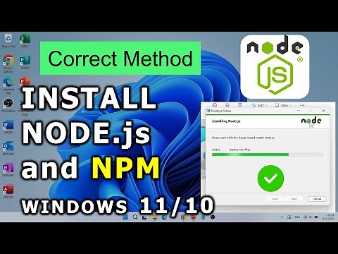 How to Download and Install Node.JS and NPM on Windows 11/10? The Best Method. Step by Step