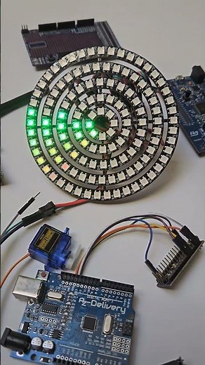 Arduino LED Rainbow Radar
