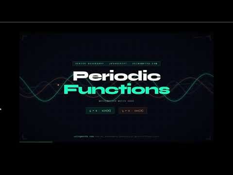 Animate Sine & Cosine Waves with JavaScript | Periodic Functions Explained